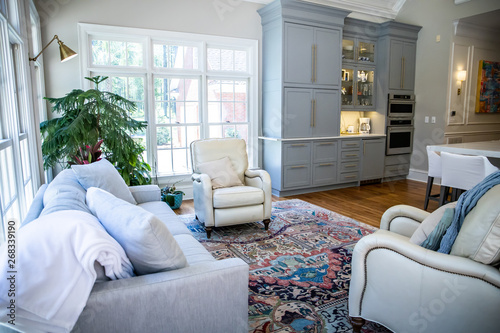 Open Concept Living Room De...