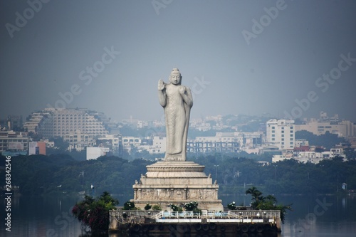 Buddha statue, Hyderabad, Telengana, India