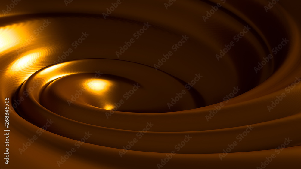 Spiral splash caramel. 3d illustration, 3d rendering. Spiral splash caramel. 3d illustration, 3d rendering.