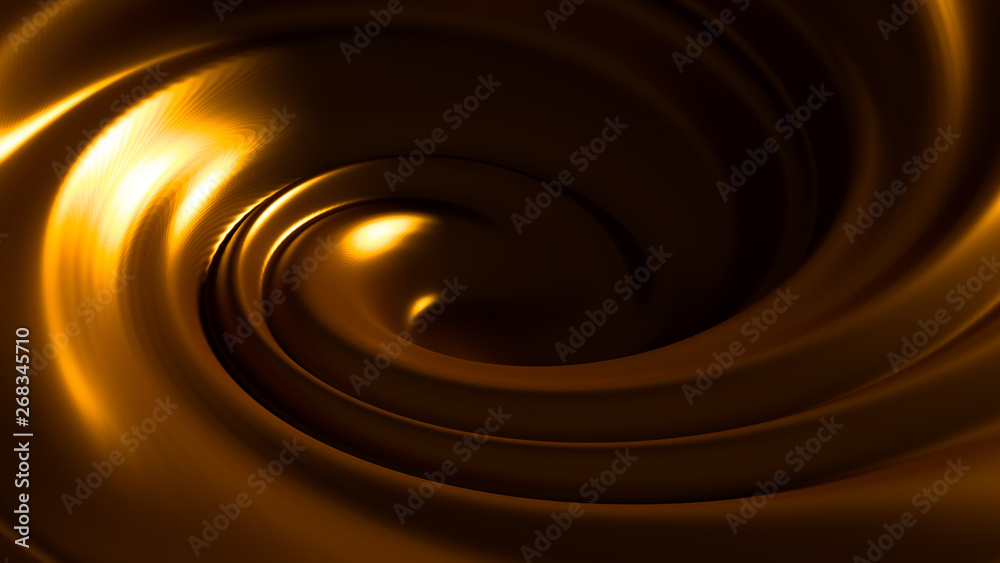 Spiral splash caramel. 3d illustration, 3d rendering. Spiral splash caramel. 3d illustration, 3d rendering.