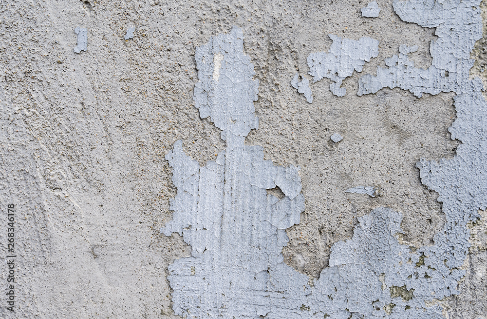 Old wall with cracks. Grunge texture background.