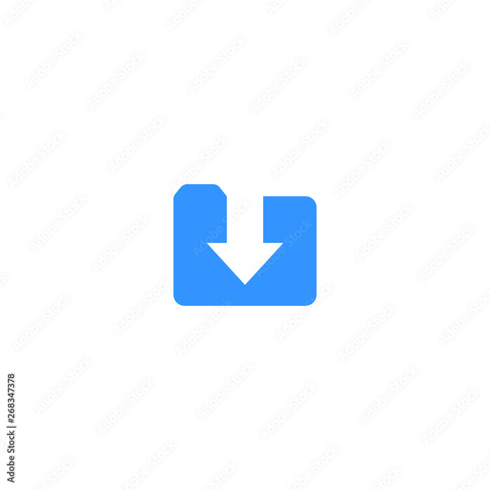 Modern Download Button Icon Modern Download Button Icon