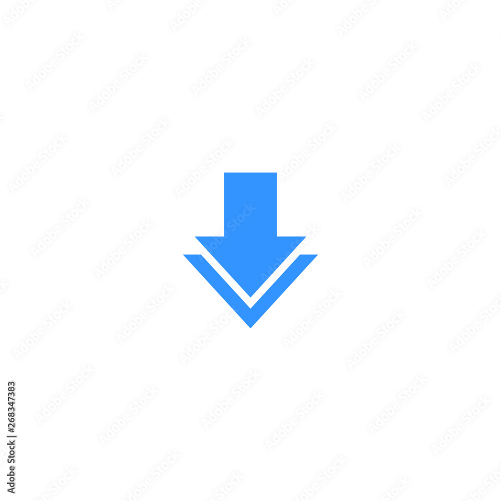 Modern Download Button Icon Modern Download Button Icon