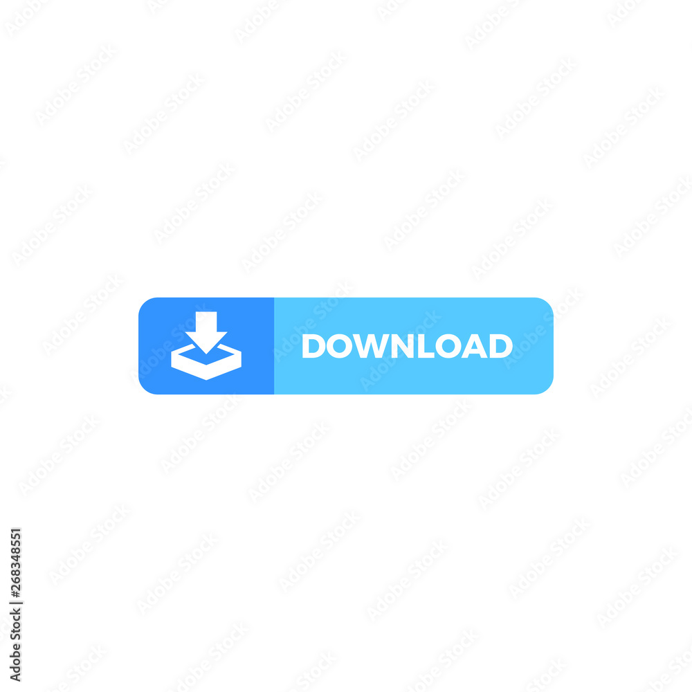 Fototapeta premium Modern Download Button Icon