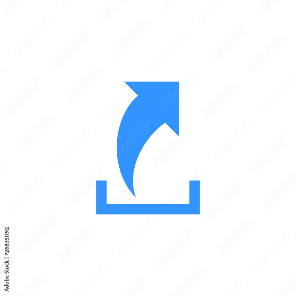 Modern Upload Button Icon Modern Upload Button Icon