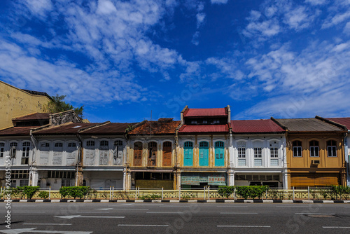 Fotografie Ipoh,  alte Architektur im Kolonialstil, Malaysia