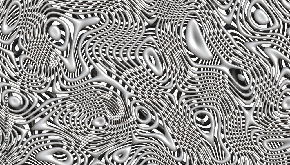 abstract mesh lines