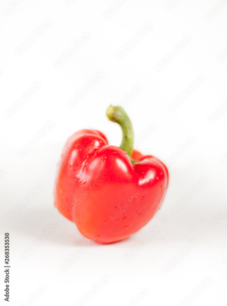 pepper on white background pepper on white background