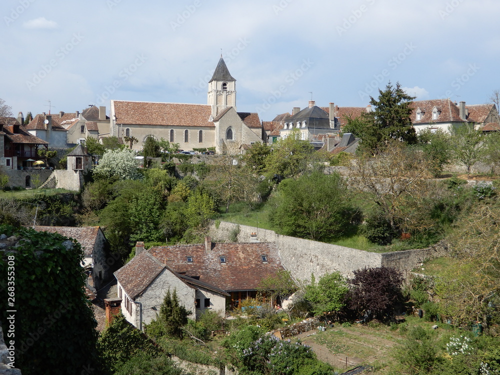 Angles sur l'Anglin, Vienne, Poitou, France, Plus beau village de France