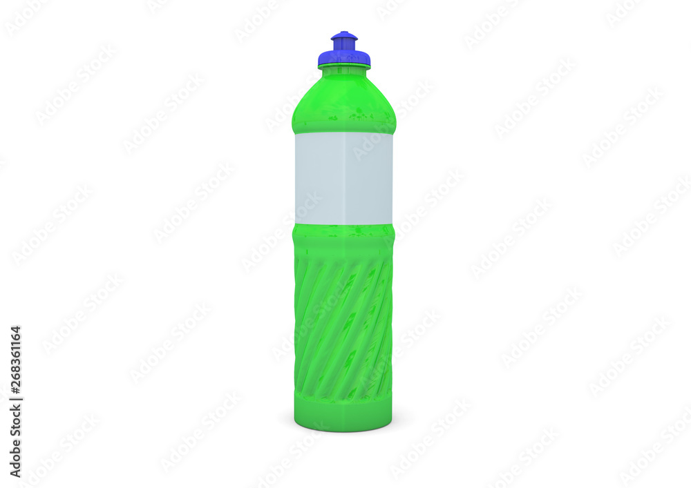 plastic bottle green 3d detergente plastic bottle green 3d detergente
