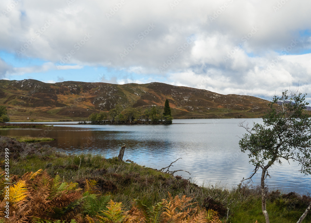 Loch Tarff in the Scottish Highlands near Loch Ness