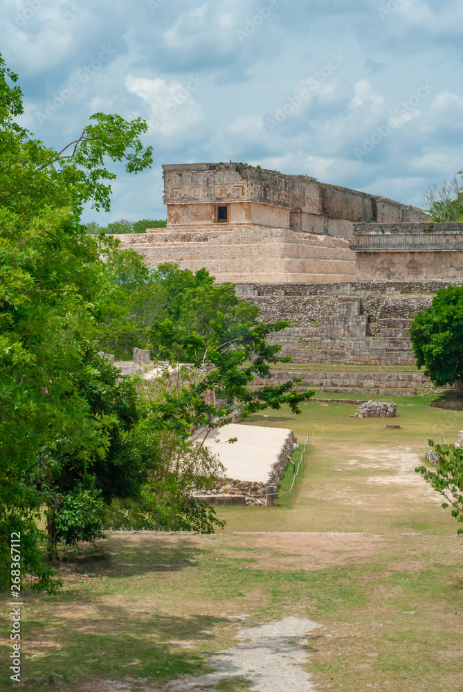 Fototapeta premium Ek Balam archaeological area, in the Yucatan peninsula