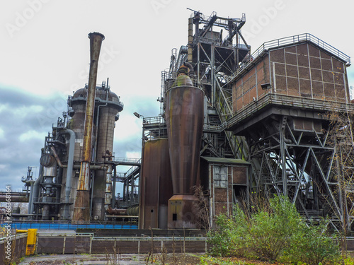 abandoned factory in Europe