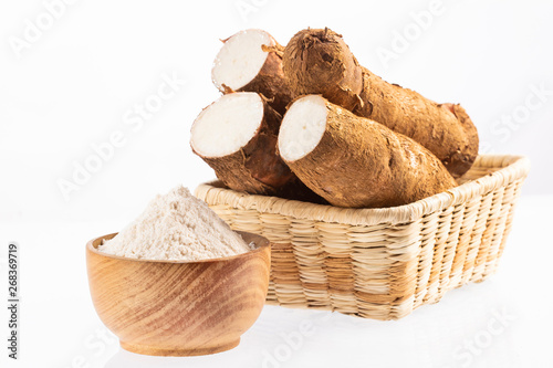Fotografie Manihot esculenta (cassava, yuca, manioc, mandioca, Brazilian arrowroot)