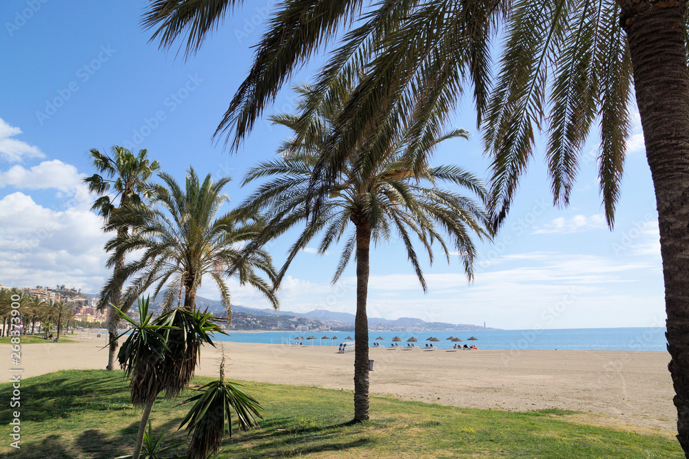 strand in der stadt malaga ,spanien strand in der stadt malaga ,spanien