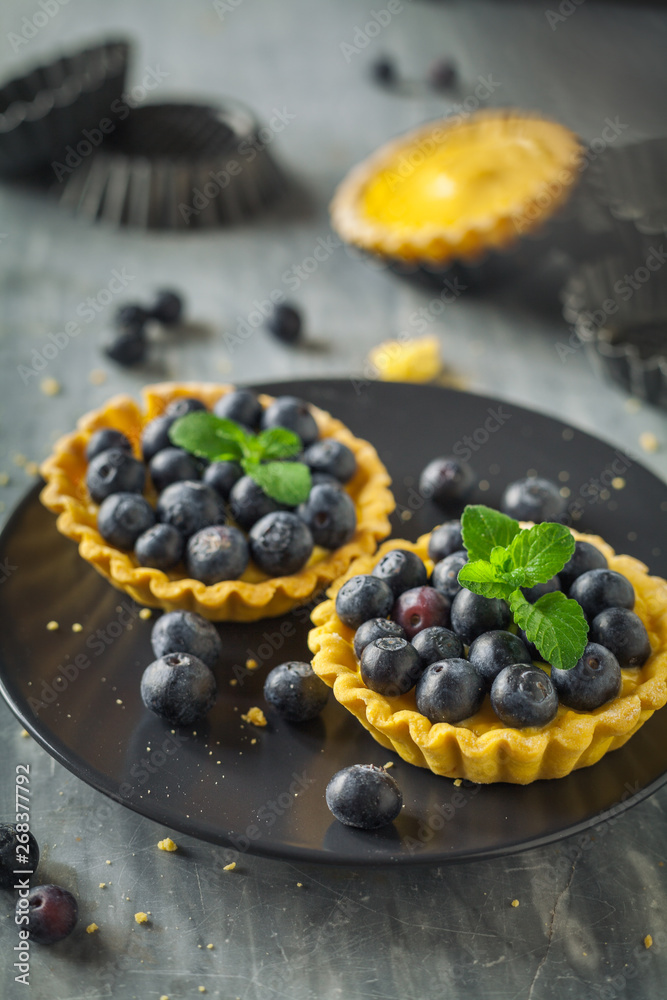 Little blueberries tarts Little blueberries tarts