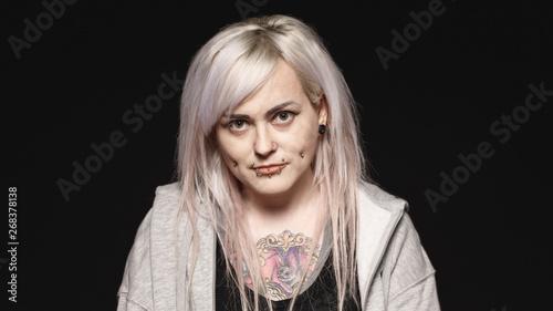 Tableau sur toile Portrait of a fashionable woman