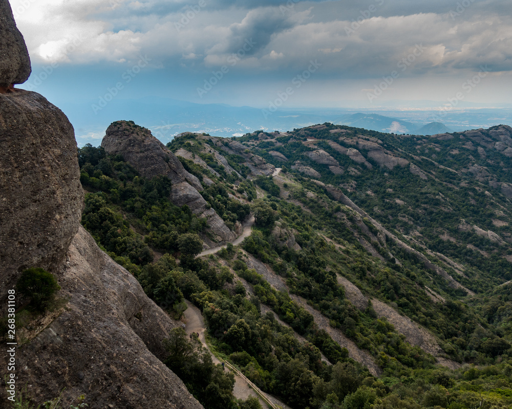 Montserrat mountain Landscape