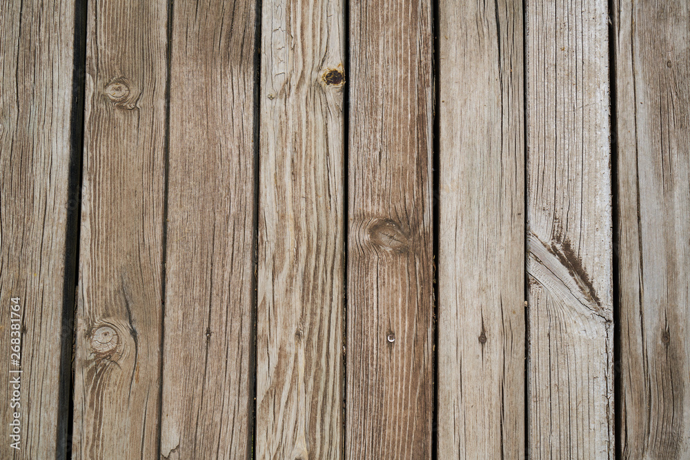 Old wooden floor background and texture