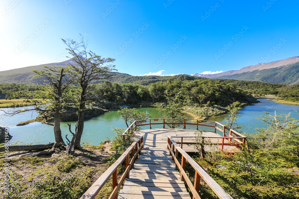 Fototapeta premium Park Narodowy Green Lagoon Tierra del Fuego