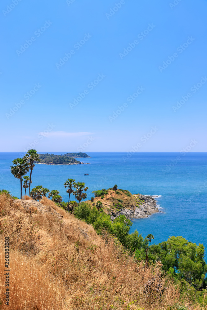 Laem Promthep Cape, the most beautiful and famous sunset watching viewpoint in Phuket, Thailand Laem Promthep Cape, the most beautiful and famous sunset watching viewpoint in Phuket, Thailand
