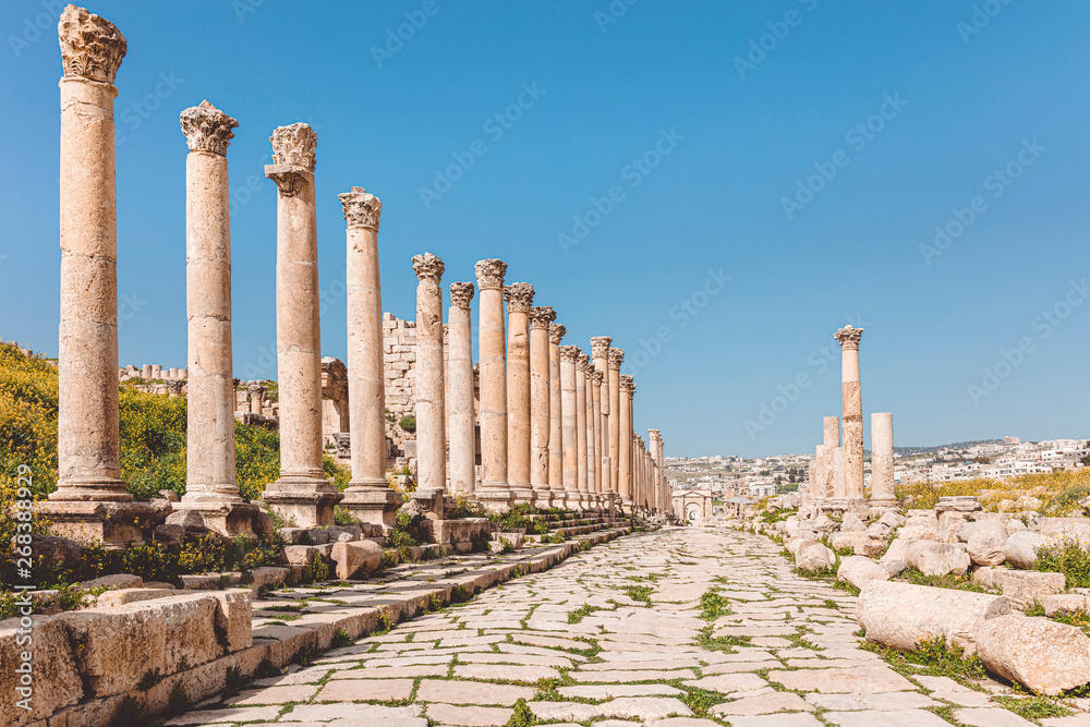 ancient citadel of Amman, Jordan.