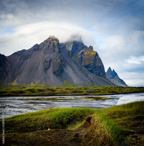Mountains at Stokksnes in Iceland