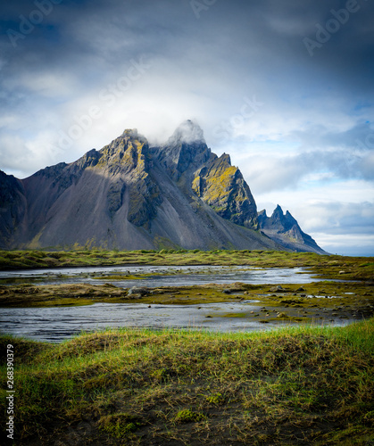 Mountains at Stokksnes in Iceland