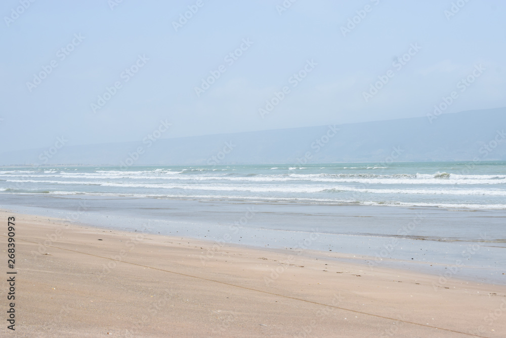 Baluchistan beach view, summer season sand water ocean 
