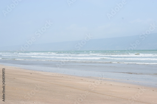 Baluchistan beach view, summer season sand water ocean 