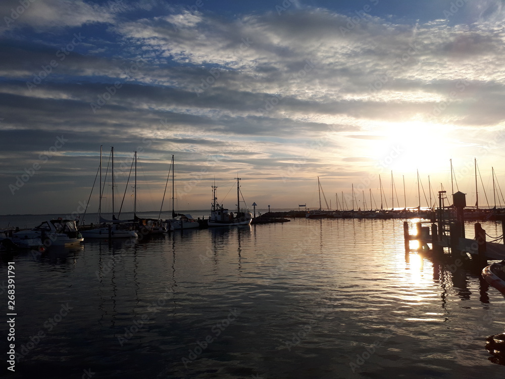 Abendstimmung Hafen