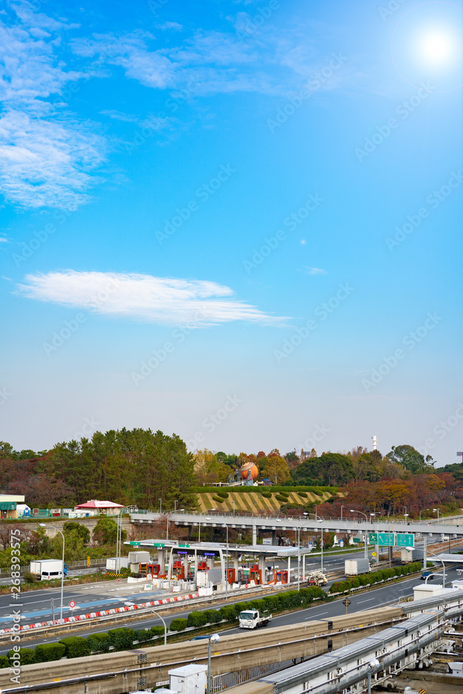 Fototapeta premium 吹田 景色