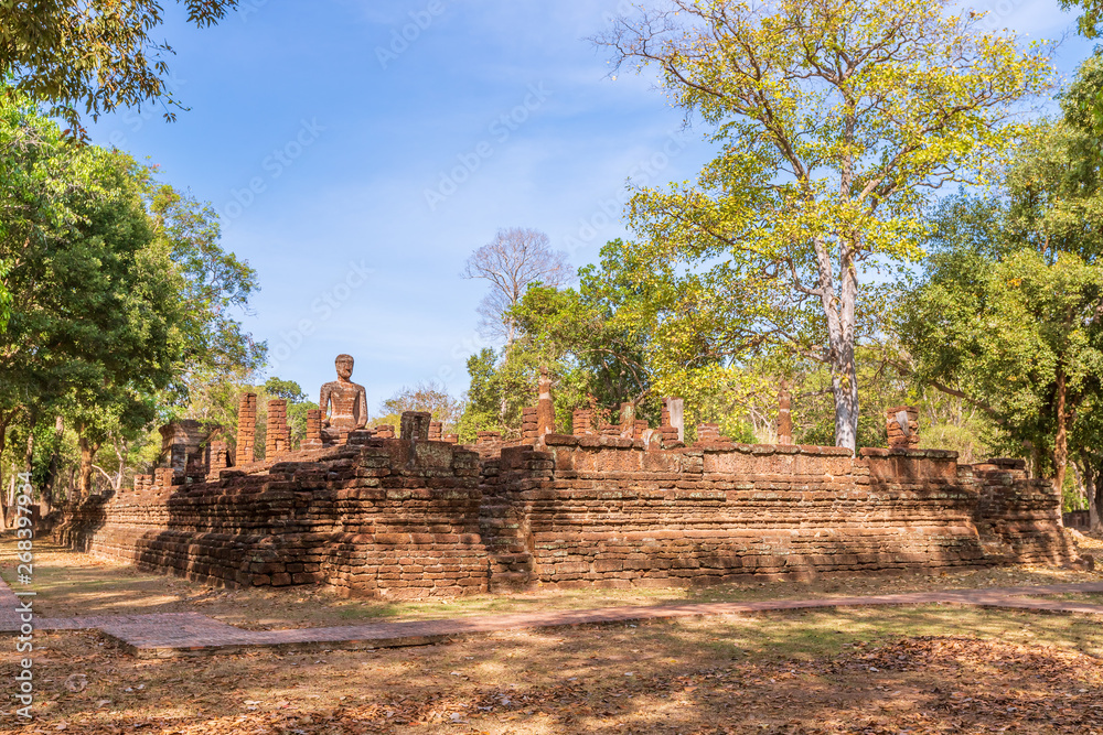 Wat Sing temple in Kamphaeng Phet Historical Park, UNESCO World Heritage site