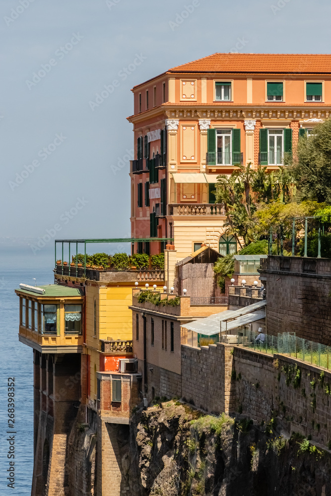 the city of Sorrento on the Amalfi Coast