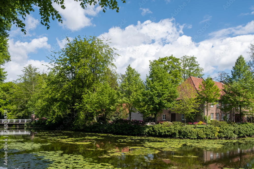 Fototapeta premium Schlossgraefte w zamku Rhede