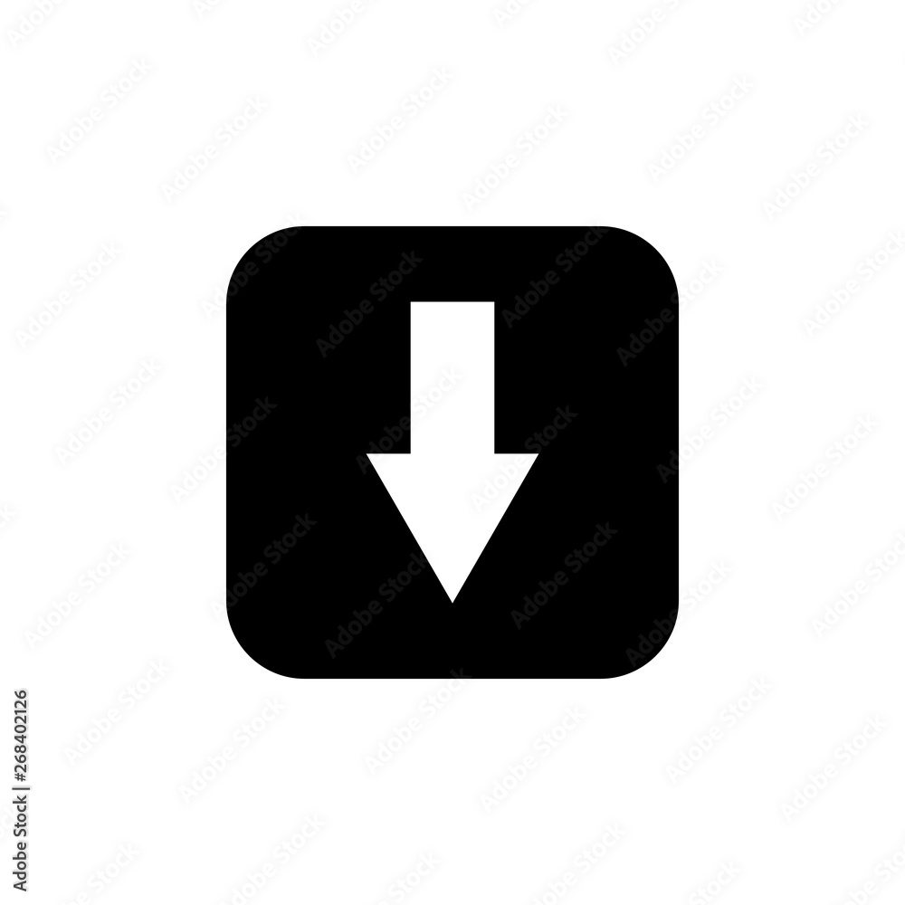 Arrow icon vector. Arrow symbol. navigation icon vector Arrow icon vector. Arrow symbol. navigation icon vector