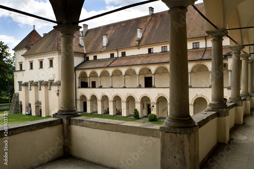 renaissance castle in sucha beskidzka, a magnate residence of subsequent owners of sucha estates