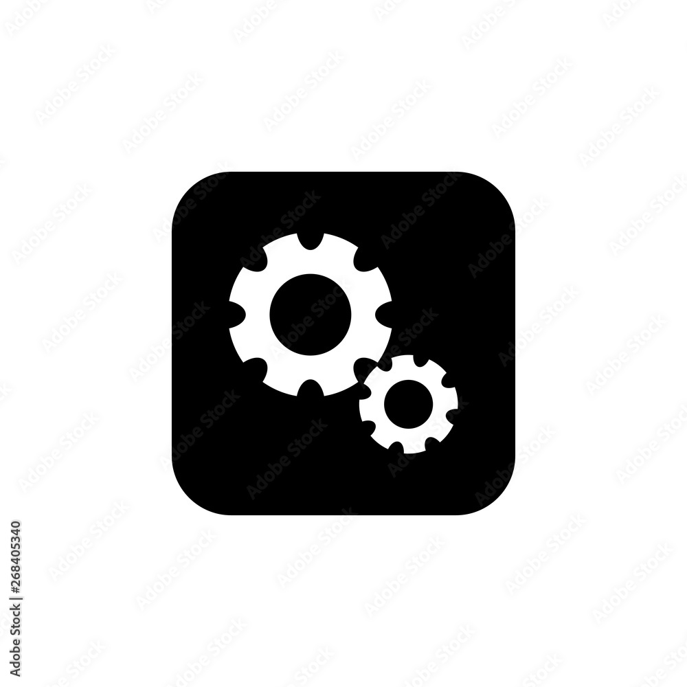 Setting Icon Vector. Cog Settings Icon Symbol
