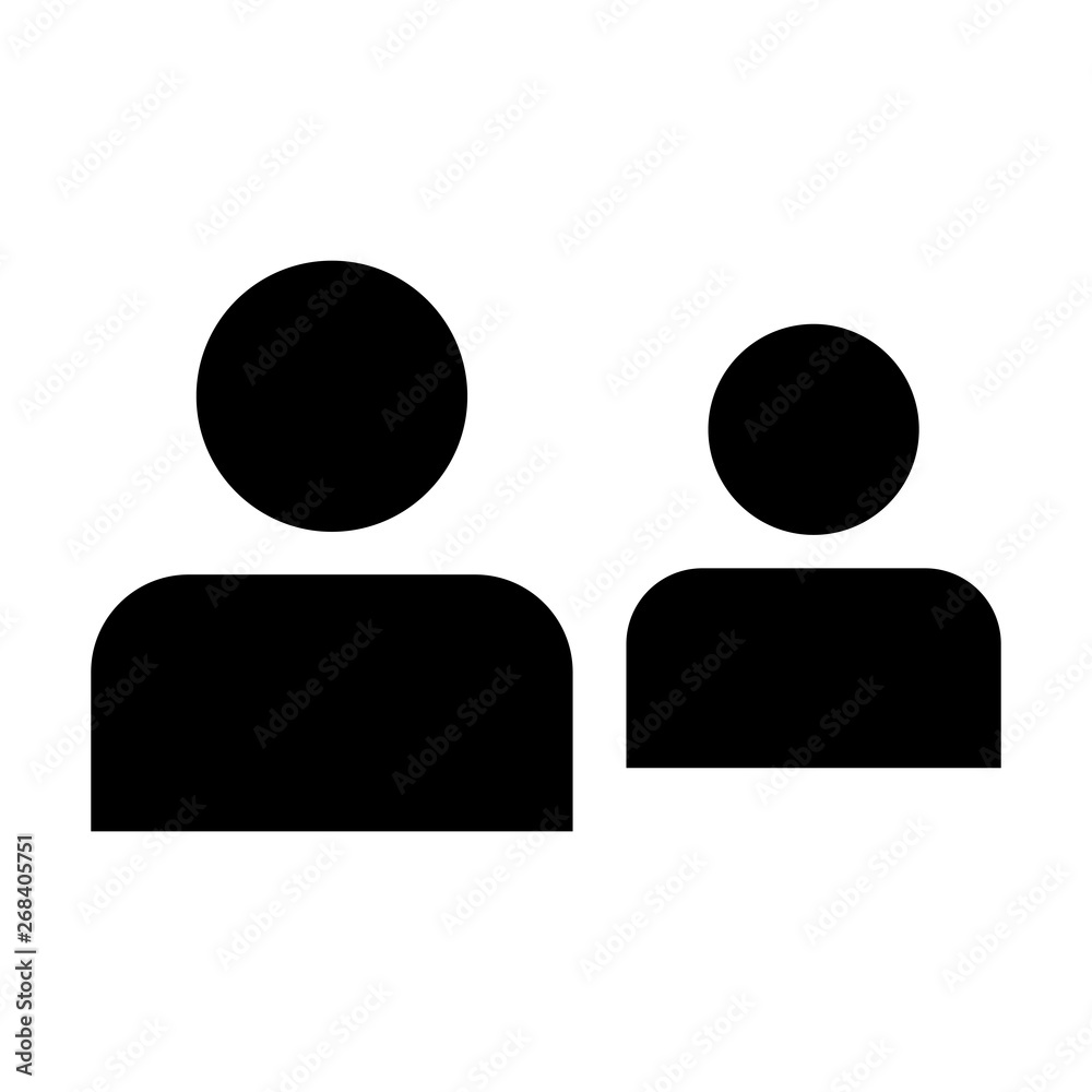 Client icon vector male group of persons symbol avatar for business in flat color glyph pictogram illustration Client icon vector male group of persons symbol avatar for business in flat color glyph pictogram illustration