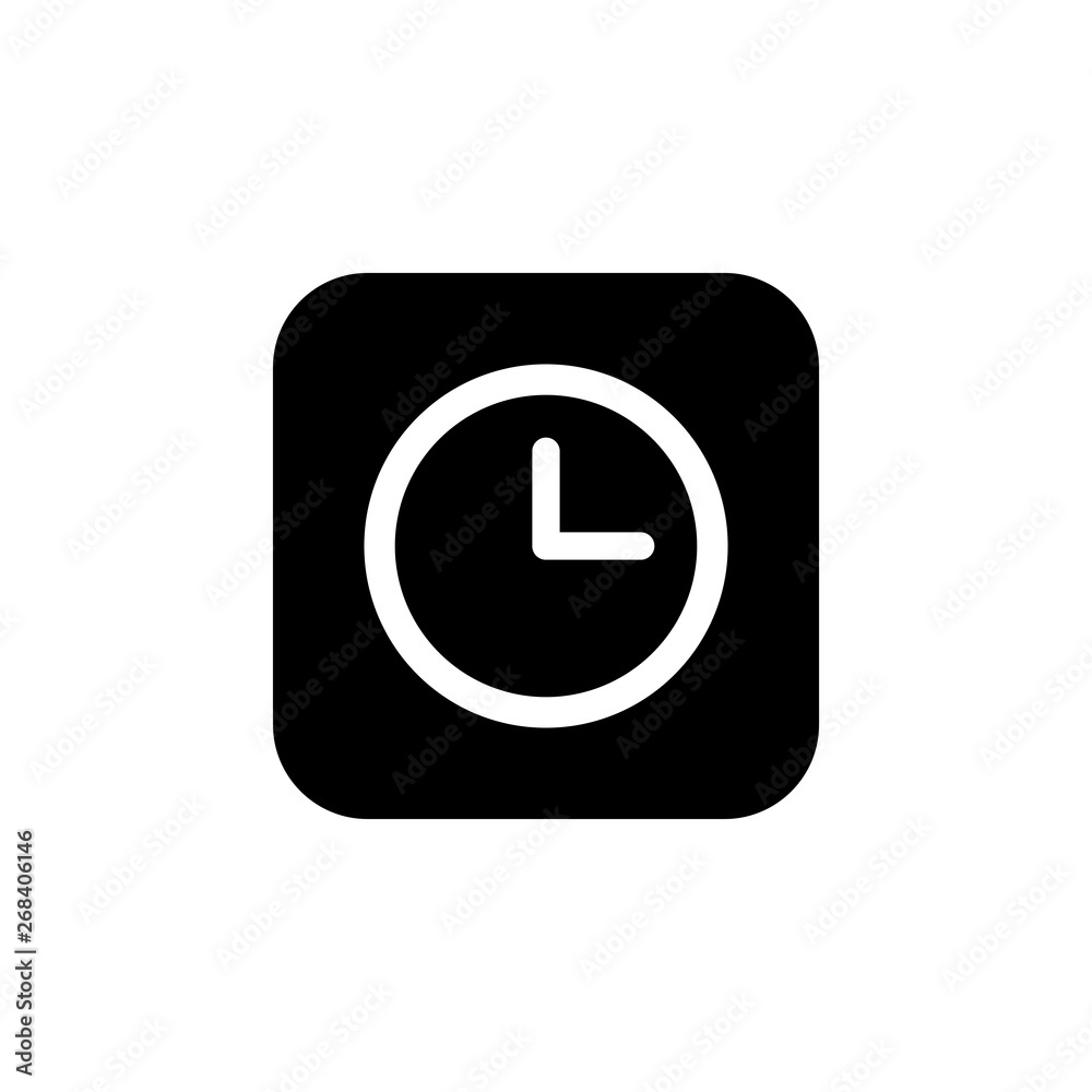 Time icon vector. Clock icon vector Time icon vector. Clock icon vector