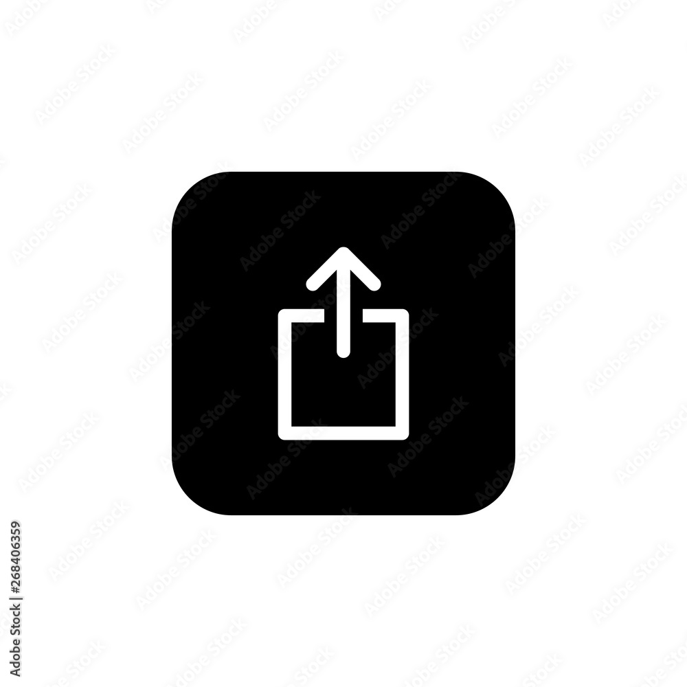 Upload icon vector. Upload sign icon. Upload button. Load symbol. Upload icon vector. Upload sign icon. Upload button. Load symbol.