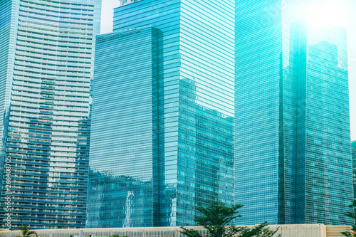 background close-up walls of office buildings