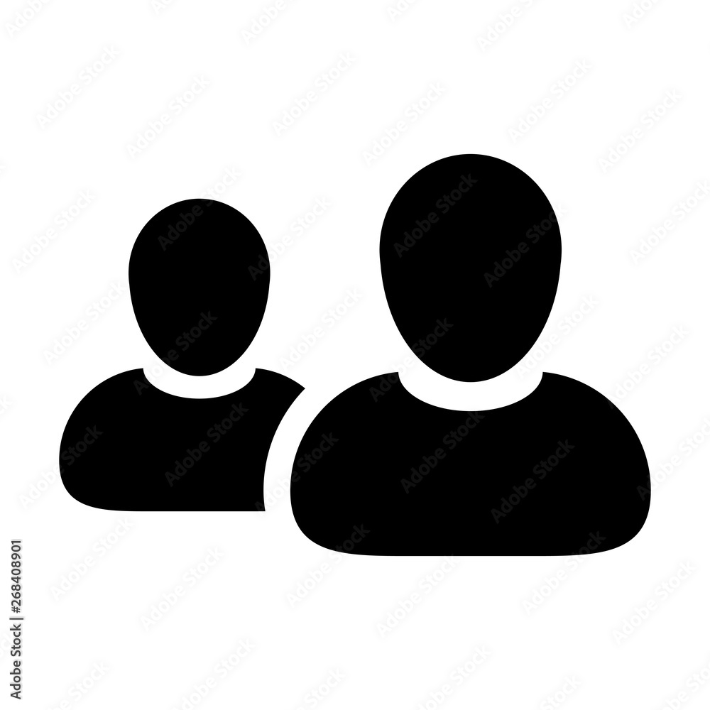 Network icon vector male group of persons symbol avatar for business management team in flat color glyph pictogram illustration Network icon vector male group of persons symbol avatar for business management team in flat color glyph pictogram illustration