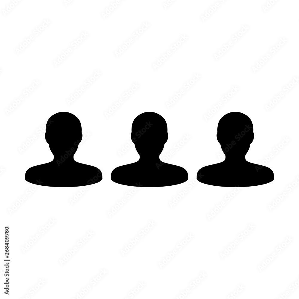 Network icon vector male group of persons symbol avatar for business management team in flat color glyph pictogram illustration Network icon vector male group of persons symbol avatar for business management team in flat color glyph pictogram illustration