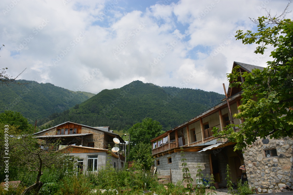 Georgia Svaneti travel mountainsn Svan tower