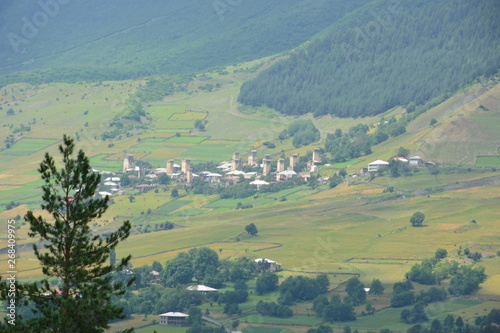 Georgia Svaneti travel mountainsn Svan tower
