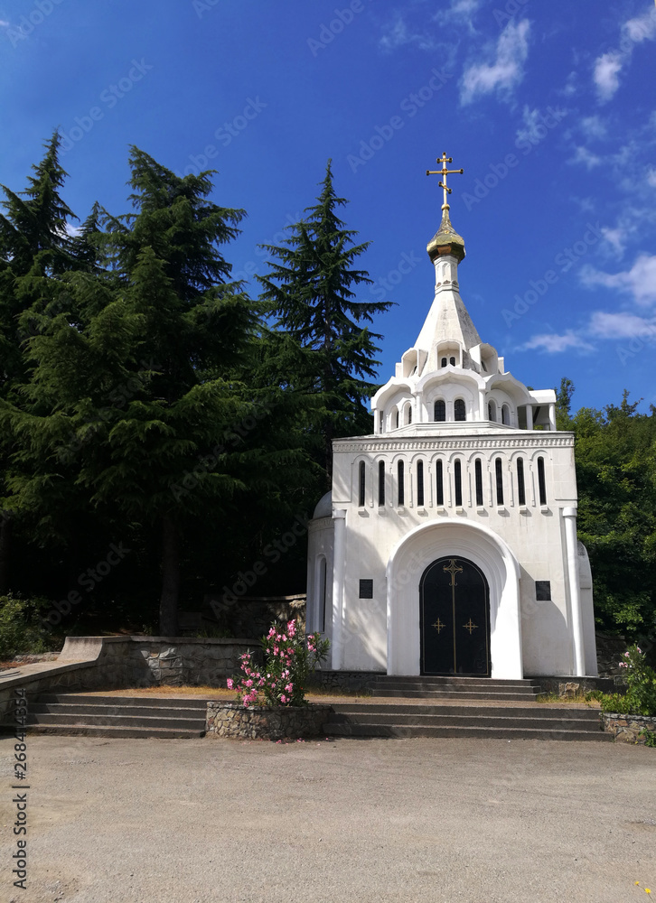 Church chapel Crimea Yalta summer
