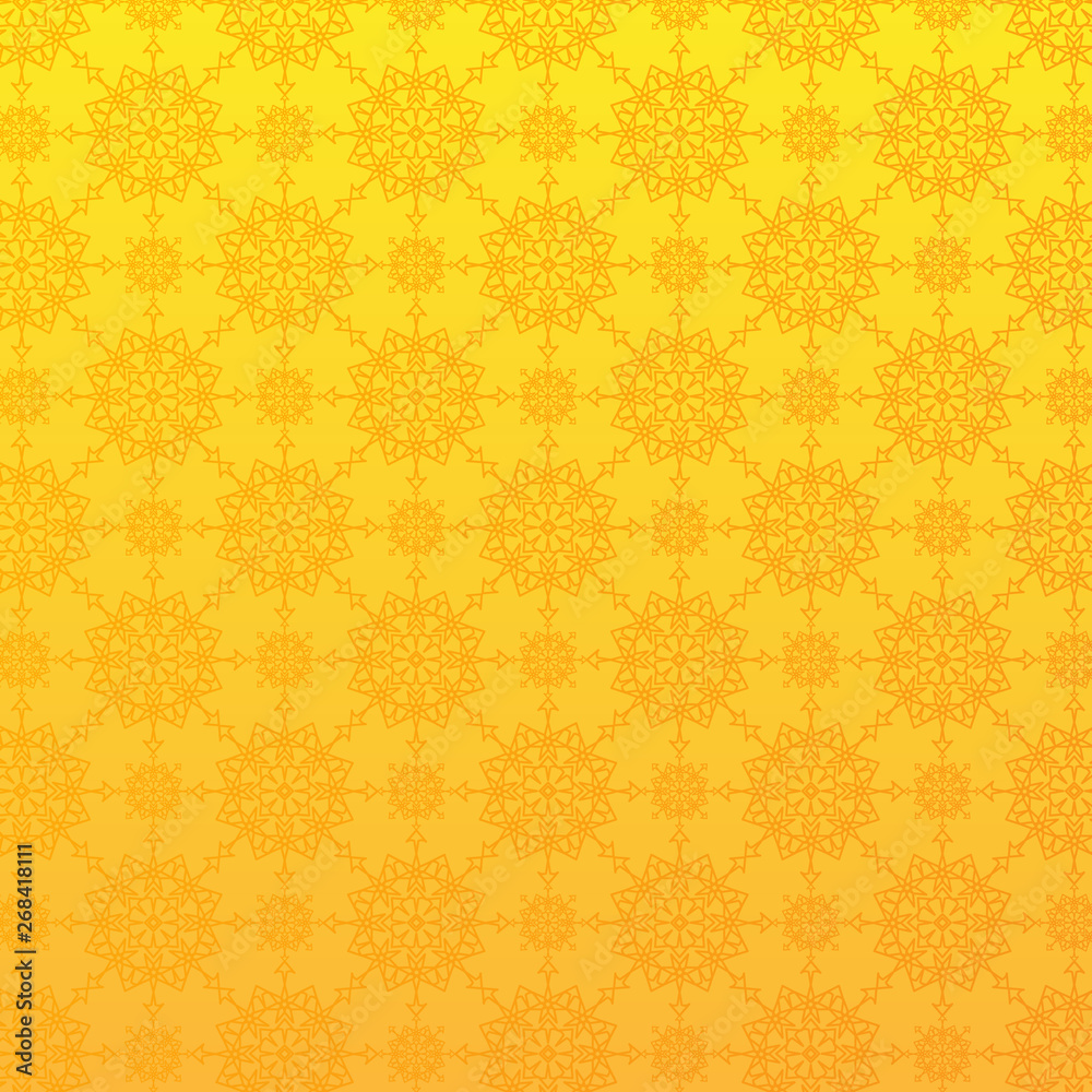 Orange islamic pattern, vector Orange islamic pattern, vector