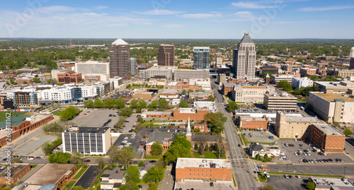 Greensboro North Carolina Downtown City Skyline Urban Core