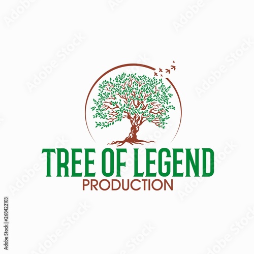 Photography tree of legend production exclusive logo design inspiration
